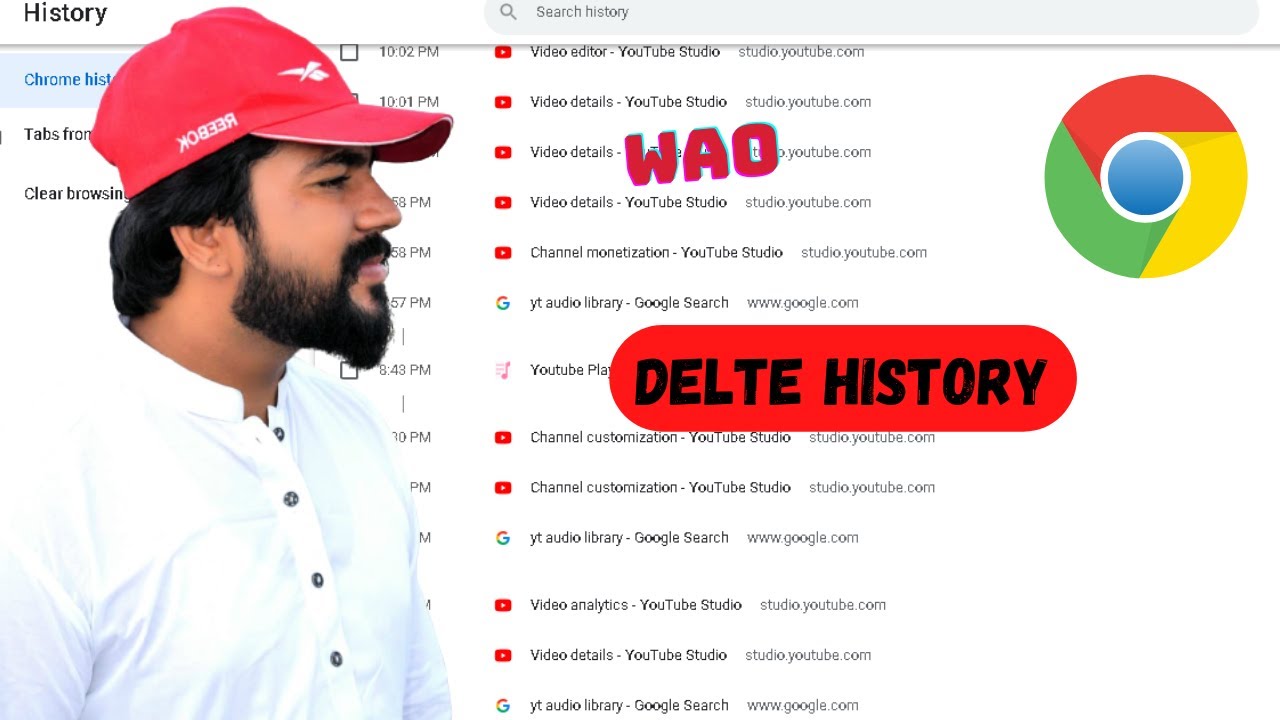 How To Delete Chrome History On PC How To Clear Chrome Browser 