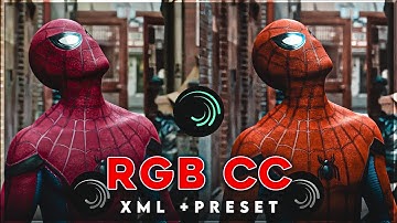 RGB CC "XML+PRESET" alight motion