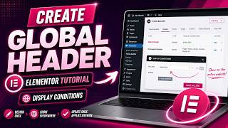 How to create Global Header in Elementor