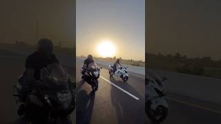 Gen 3 Hayabusa black vs white guess who win ?? #bikelover #bikersboyz #motorcycleaddict #hayabusa