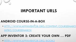 RTC - Summer Academy02 - Android App Inventor 2 - Intro