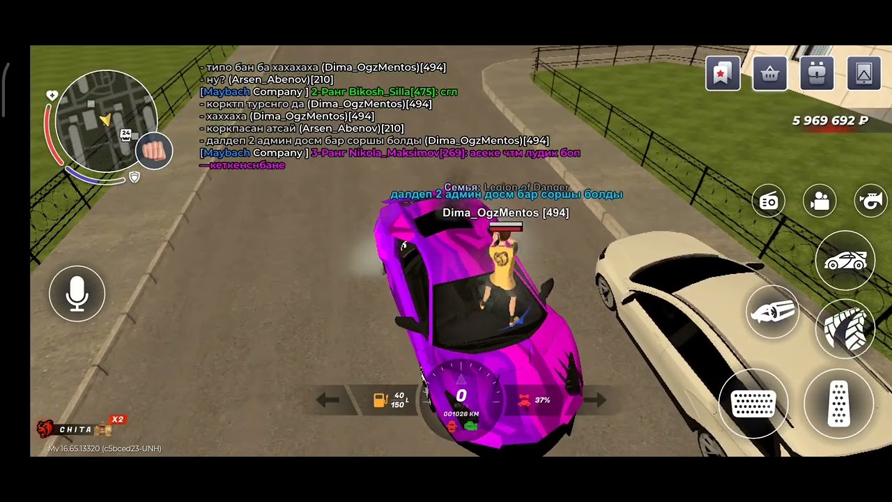 Помеха игровому процессу ban 7-10днейChita