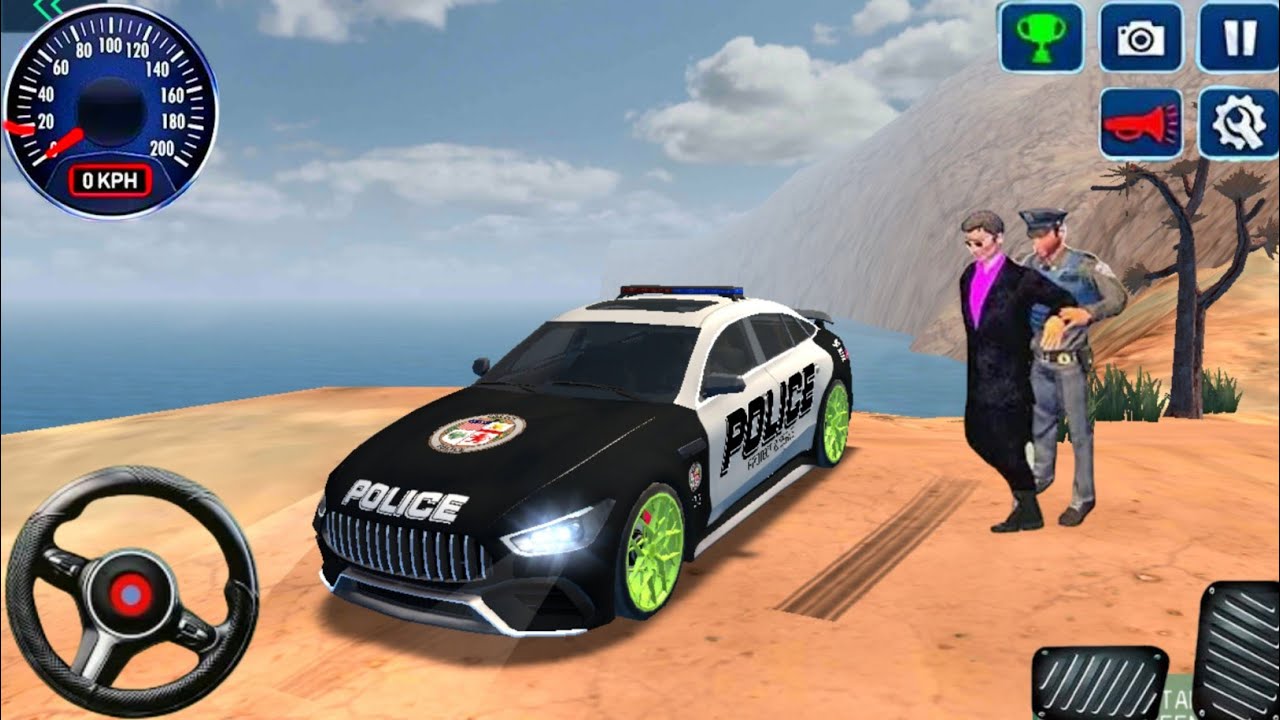 🚓Police Car Chase Simulator 3D - Real City Cop Pursuit Gameplay (Android)