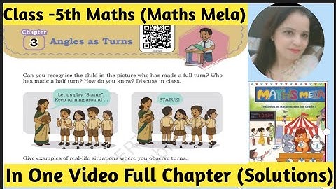 NCERT Class -5th Maths | Maths Mela | Chapter -3 Angles as Turns | Solutions | New Book 2025