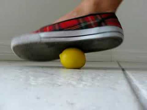 Lemon Squish Wearing Flats
