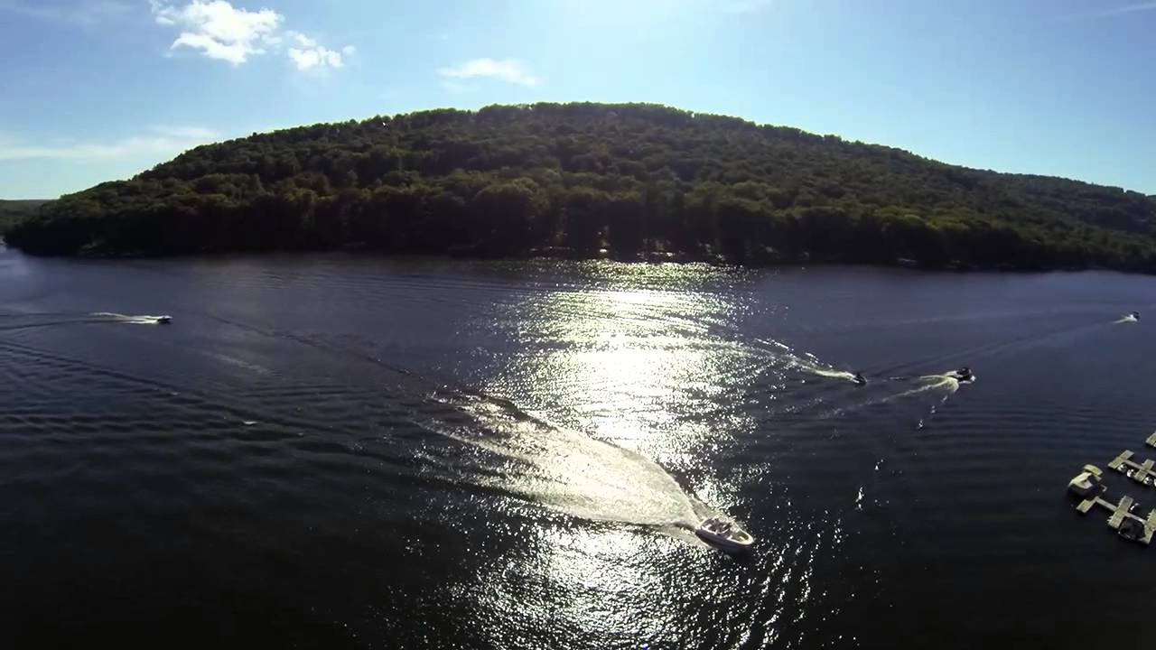 AERIAL VIDEO of Deep Creek Lake Maryland YouTube