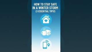 LEARN HOW TO STAY SAFE DURING WINTER STORM [3 SAFETY TIPS] 👍! #winter #winterstorm #emergency