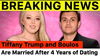 After four years of dating, Michael Boulos and Tiffany Trump were married