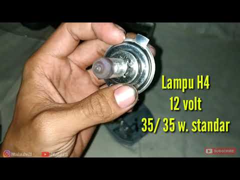 Video: Apakah bohlam lampu depan h4?