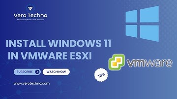 Running Windows 11 on a VMware ESXi Virtual Machine #VMwareESXi #esxi #windows11