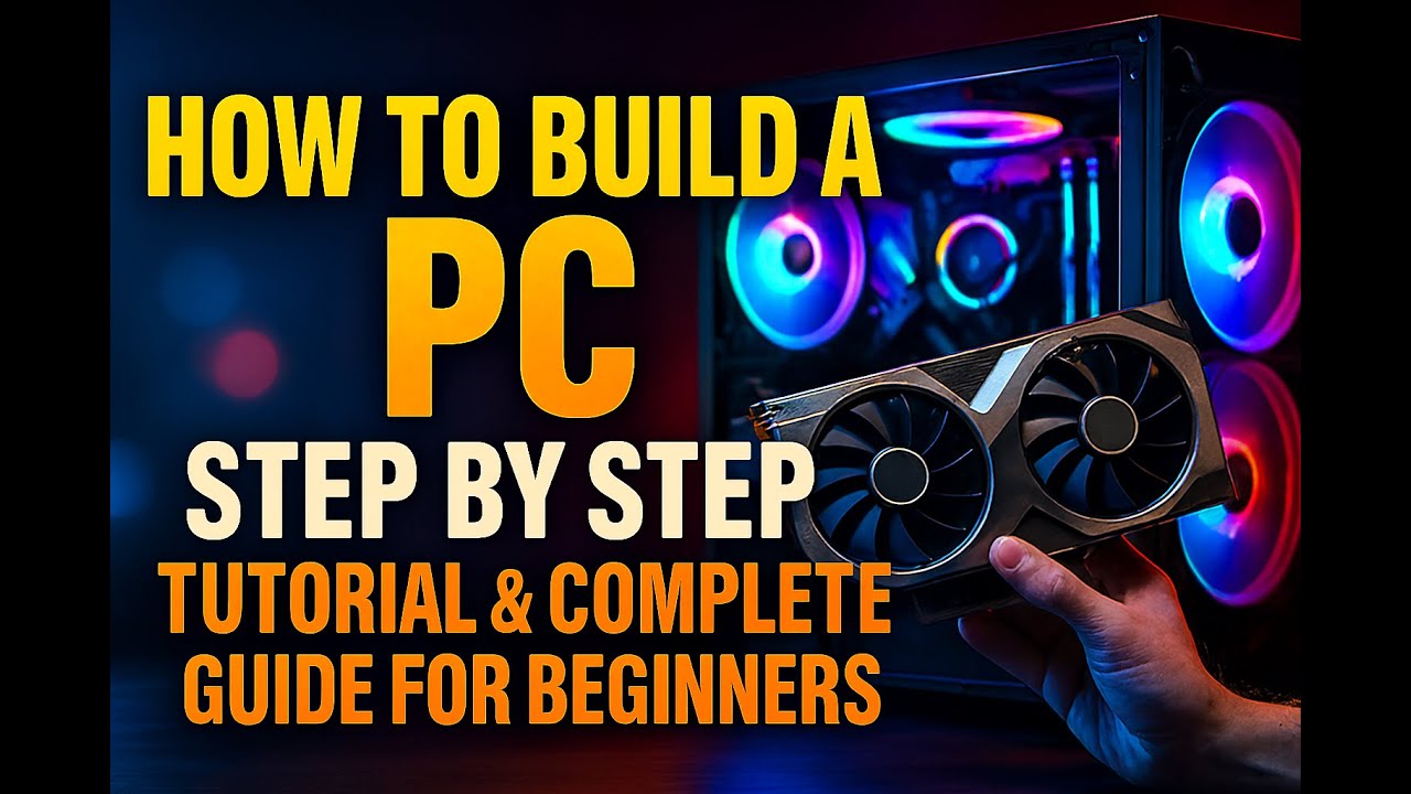 Computer Step By Step Guide How To Build A PC: Step By Step Tutorial & Complete Guide For Beginners ...