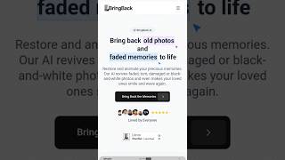 Celebrity Restore Old Family Photos Into Living Memories with AI #aiphotos  #bringbackai Profile