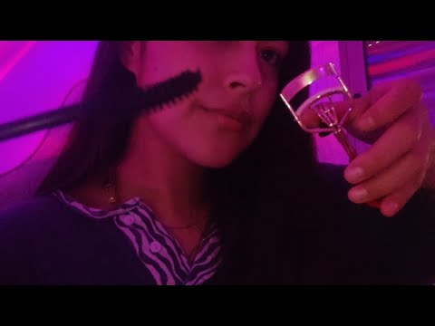 ASMR CASERO Te MAQUILLO con un MakeUp no makeup | RP español soft spoken, camera tapping, visuales
