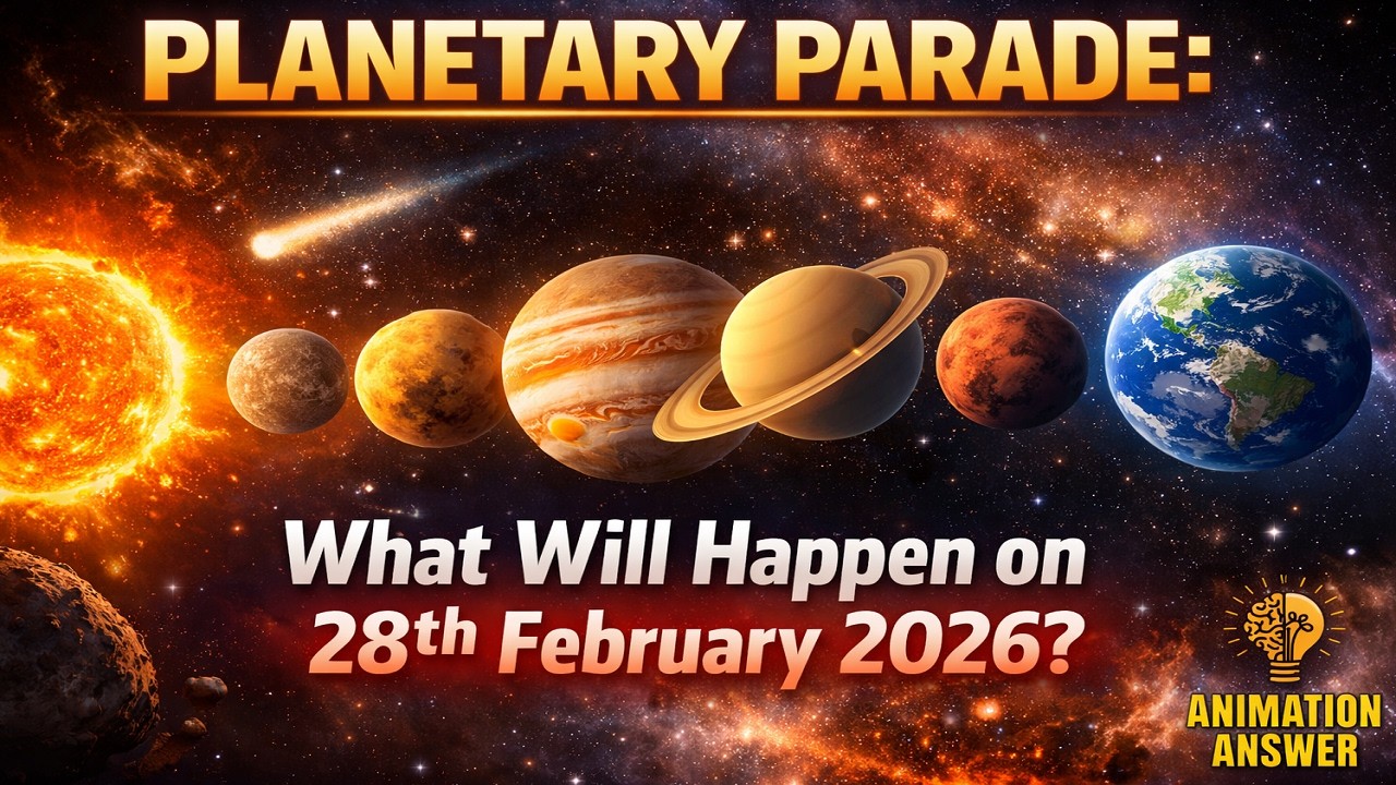 Planetary Parade: What Will Happen on 28th February 2026? | AnimationAnswer