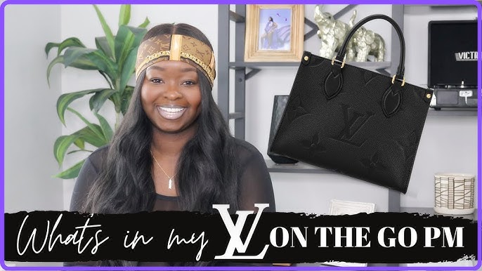 LOUIS VUITTON ONTHEGO PM REVERSE MONOGRAM, WHAT'S IN MY BAG?