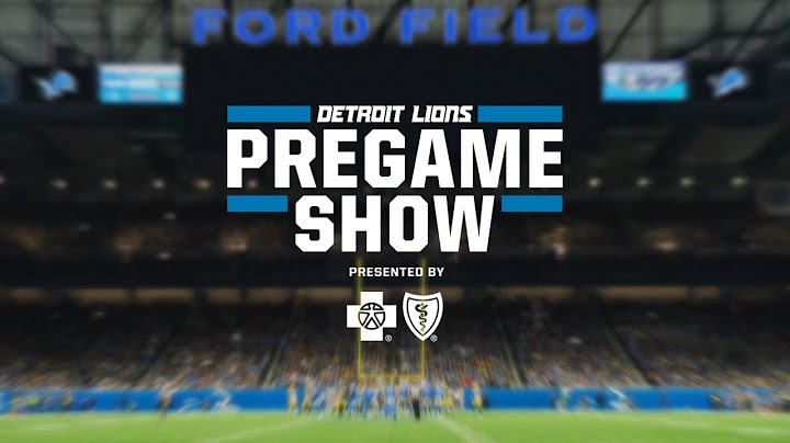 Detroit Lions Pregame Show | Week 12 vs. Houston Texans