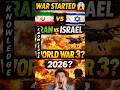 Iran vs Israel War 2026 💥 | World War 3 शुरू? #youtubeshorts #viral #war