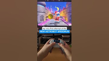 Very first attempt at the NEW Astrobot PS5 Speedrun level #astrobot