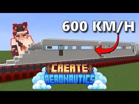 I Used MAGNETS to Make the FASTEST CREATE MOD TRAIN