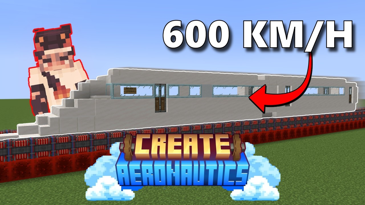 I Used MAGNETS to Make the FASTEST CREATE MOD TRAIN - YouTube