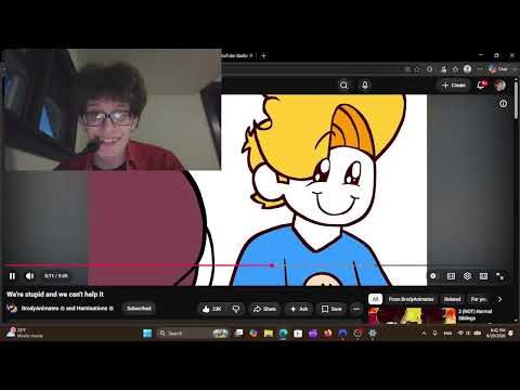 I REACT TO We're stupid and we can't help it by BrodyAnimates and Haminations