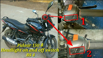 Bajaj Pulsar 150 Headlight on off switch