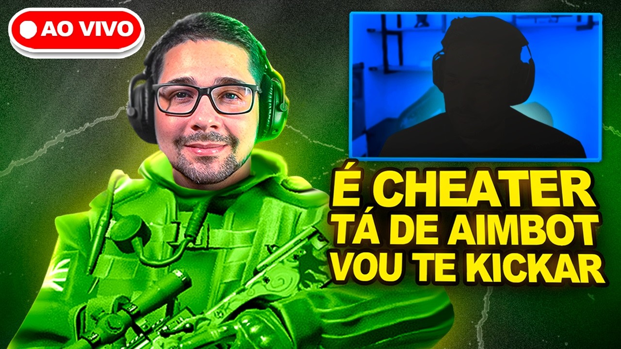 Me infiltrei no TIME desse STREAMER e FINGI ser CHEATER ao vivo!