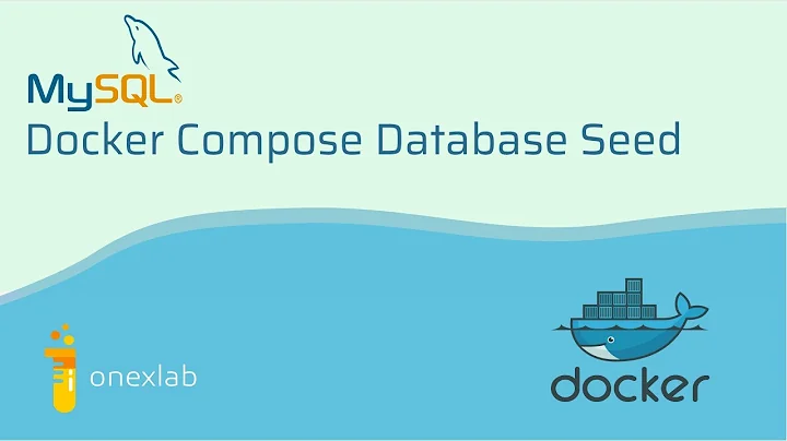 Docker Compose MySql Database Seed