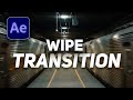 How to Create Wipe Transition - Adobe After Effects 2023 Tutorial