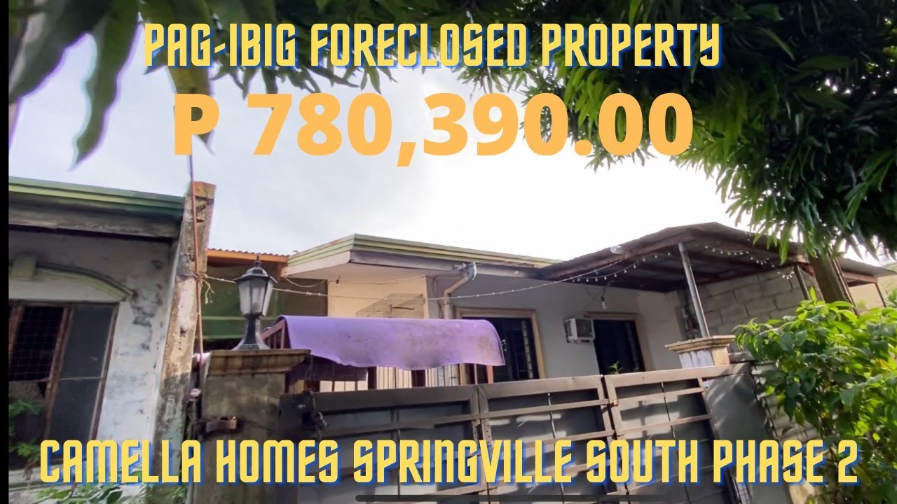 CAMELLA HOMES SPRINGVILLE SOUTH PHASE 2 / PAGIBIG FORECLOSED PROPERTY