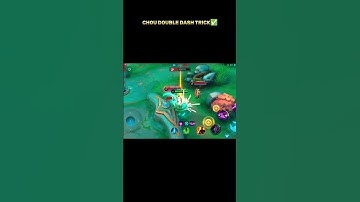 CHOU VIRAL DOUBLE DASH TUTORIAL ✅🇮🇳#shorts#mlbb#mlbbshorts#chou#mobilelegends#freestyle