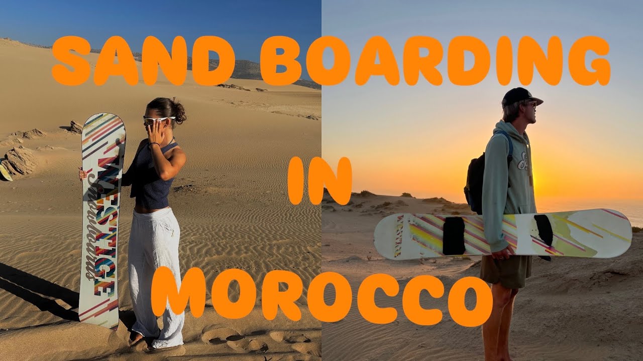 SAND BOARDING IN MOROCCO - Van life EP.7