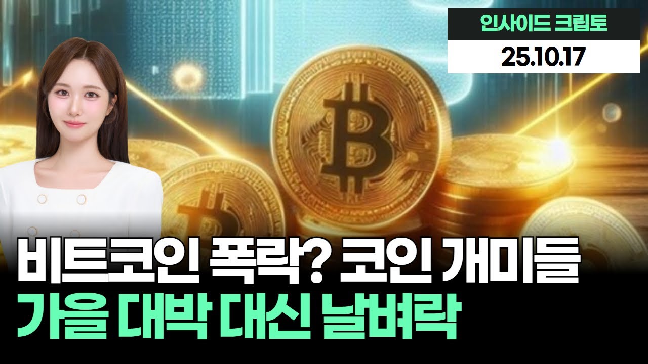 비트코인 폭락? 코인 개미들, 가을 대박 대신 날벼락