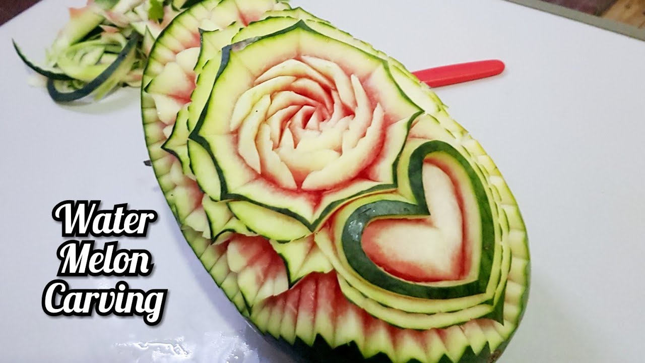Water Melon Carving | Khmer Carving Art |