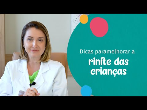 Dicas para melhorar a rinite das crianças