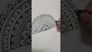Navratri Mandala Art #shorts #viral #art #mandaladrawing