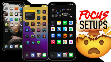 iOS 15 Focus Setups? Custom Homescreen Pages With Custom Icons