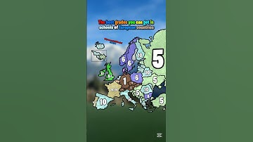 The best grades you can get in schools of European countries #shorts #mapping #geotuber #europe