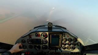 Tecnam P92 - A short flight barely VMC