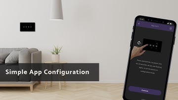 Simple App configuration process with iotics touch switches