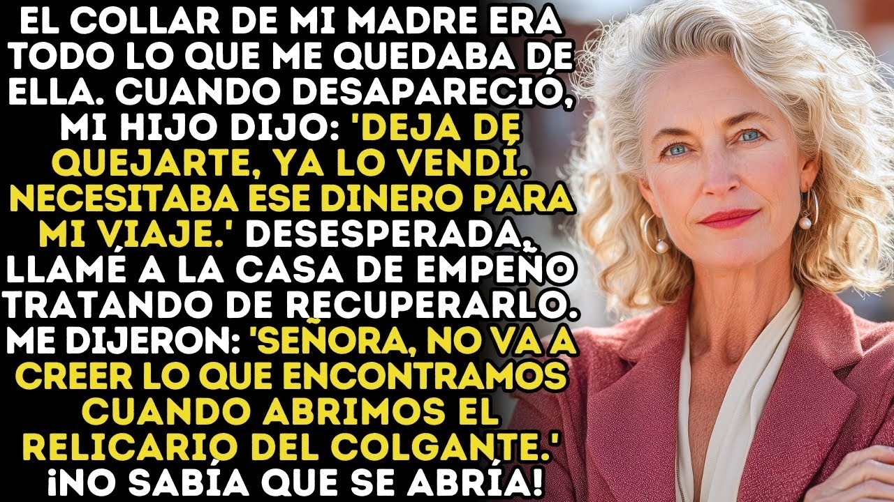 Vendieron El Collar De Mi  Madre Para Financiar Sus Vacaciones De Lujo  La Casa De Empeño Me Llamó