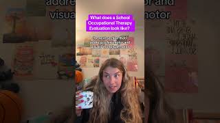 what does a school ot evaluation look like?