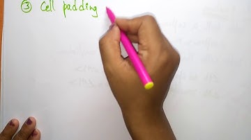 Table tags in html | HTML | Lec-12 | Bhanu Priya