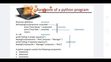 11th - Computer Science - 30.07.20 - Barebones of Python program