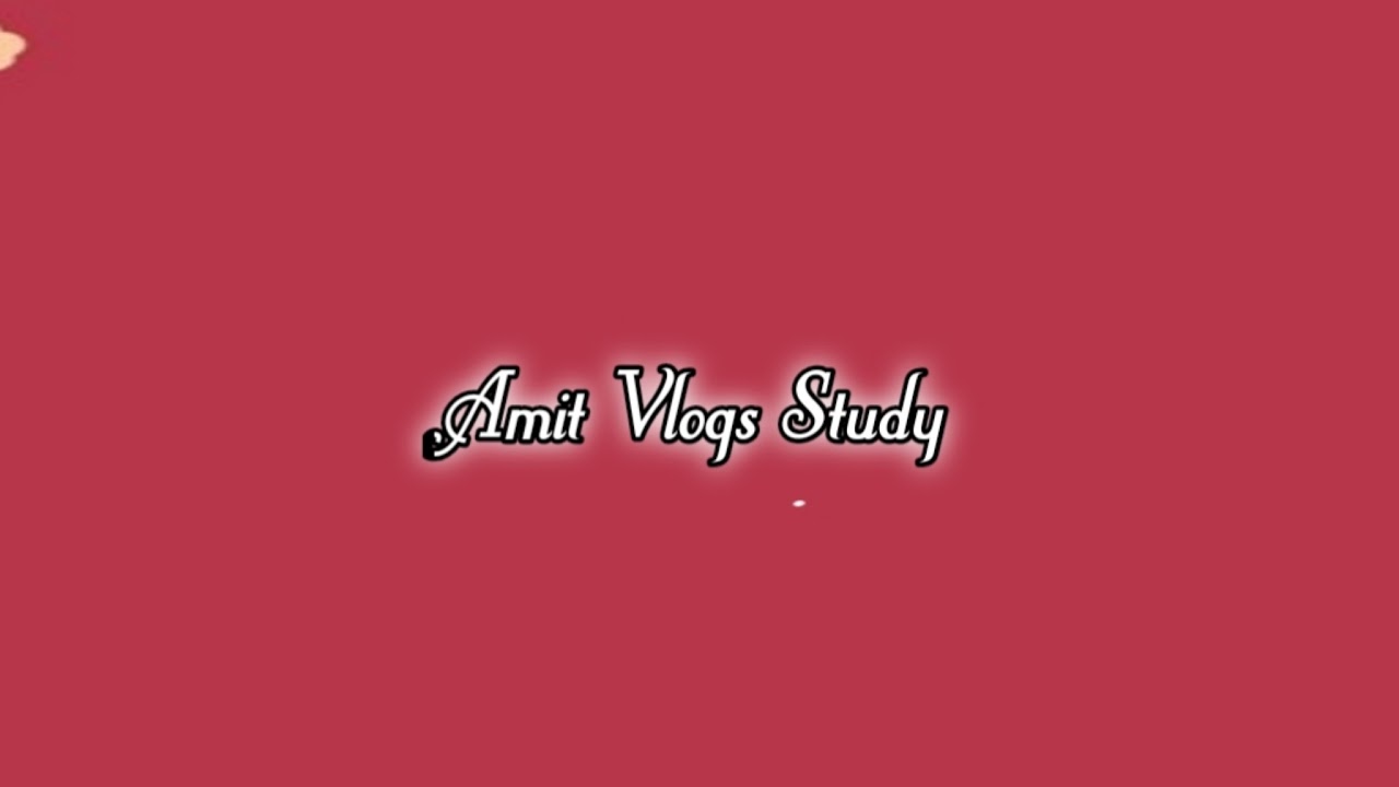 Amit vlogs study Live Stream - YouTube