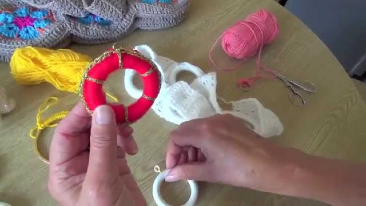 How To Attach Yarn & Crochet Around A Ring - Simply Hooked by Janet