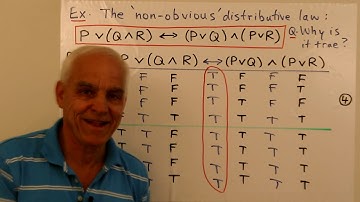 Replacing truth tables and Boolean equivalences | MathFoundations274 | N J Wildberger