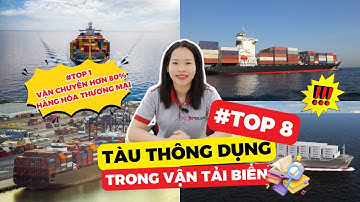 Bật mí 8 loại tàu chuyên chở trong vận tải đường biển | Vận chuyển hơn 80% hàng hóa trên thế giới!!
