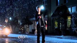 Ellen Degeneres in Mistletoe Music Video by Justin Bieber.