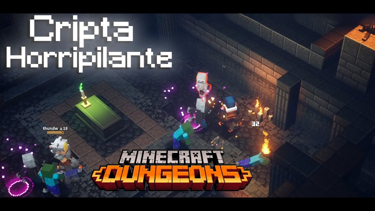 Minecraft Dungeons #2- Cripta Horripilante. Coop Online. Em Português ...